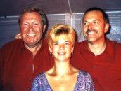 2001-08-04 Roßla: Wolfgang, Anja und Lothar